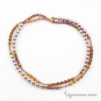 Бусы UNBIJOU, цвет цвет чайная роза