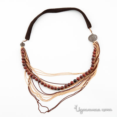 Колье UNBIJOU, цвет цвет коричневый