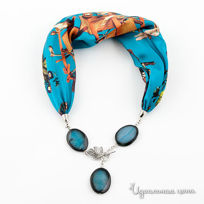 Колье UNBIJOU, цвет цвет бирюзовый