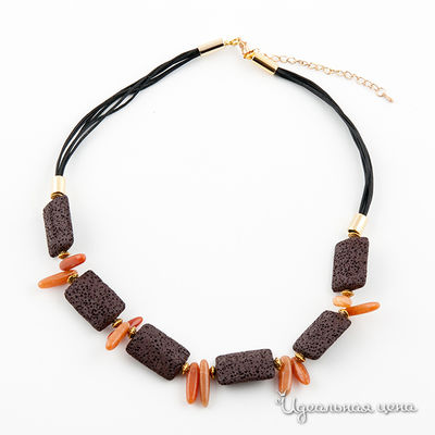 Колье UNBIJOU, цвет цвет темно-коричневый