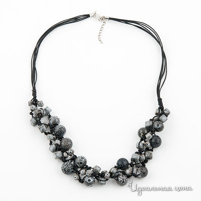 Колье UNBIJOU, цвет цвет серый / черный