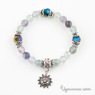 Браслет UNBIJOU, цвет цвет зеленый / серый