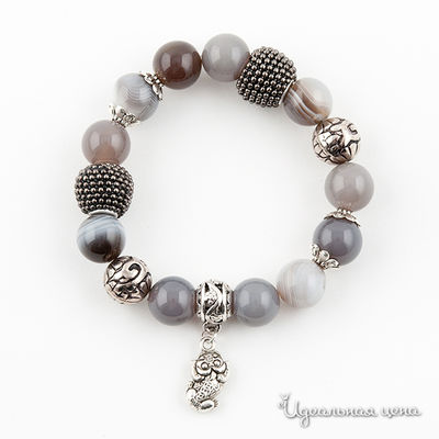 Браслет UNBIJOU, цвет цвет серый