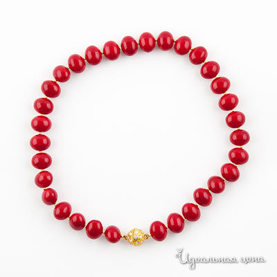 Бусы UNBIJOU, цвет цвет красный