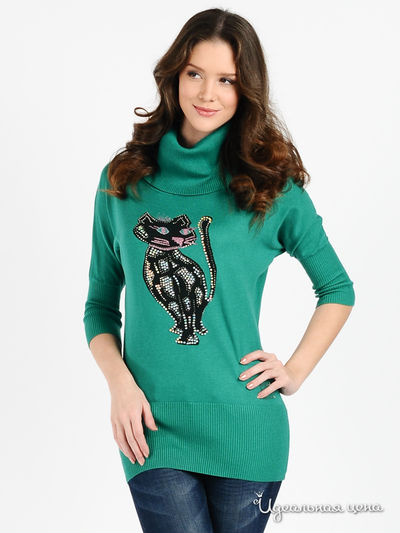 Свитер Amelie, цвет цвет изумрудный