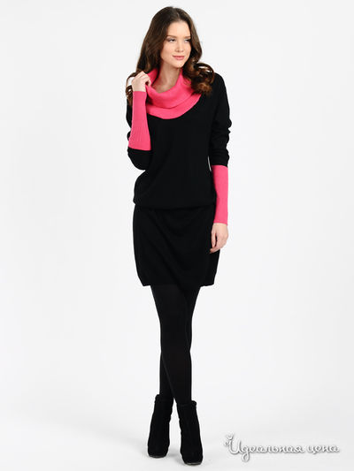 Платье Amelie, цвет цвет черный / малиновый