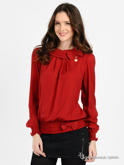 Блуза Green Country, цвет цвет вишневый