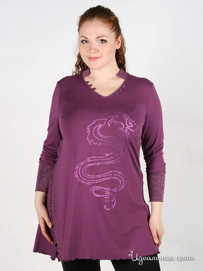 Туника Leshar, цвет цвет ягодный