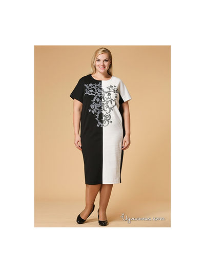 Платье Leshar, цвет цвет черный / белый