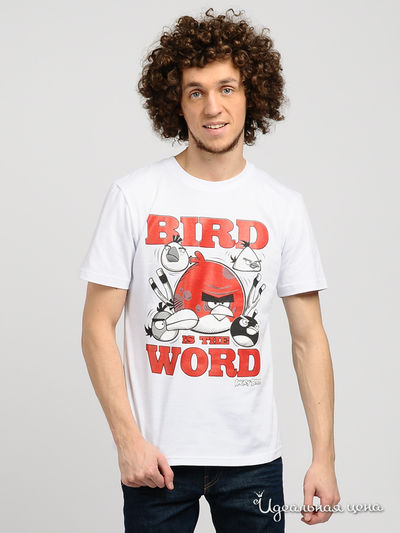 Футболка Angry Birds, цвет цвет белый