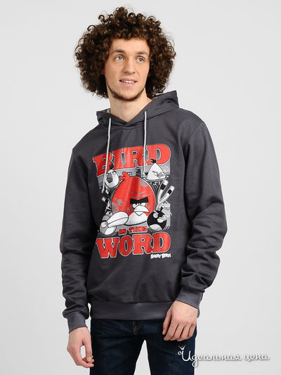 Свитшот Angry Birds, цвет цвет темно-серый