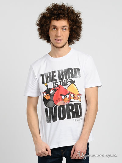 Футболка Angry Birds, цвет цвет белый