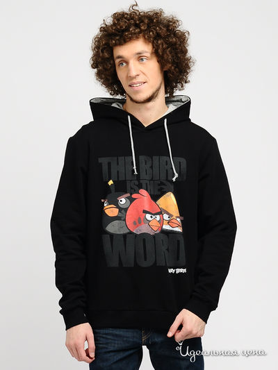 Свитшот Angry Birds, цвет цвет черный