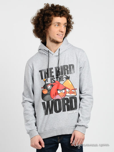 Свитшот Angry Birds, цвет цвет серый