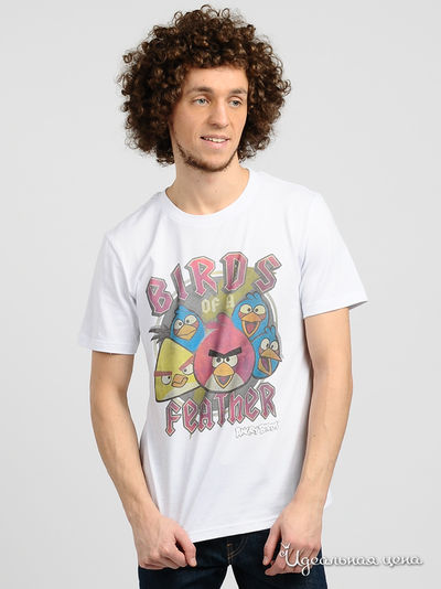 Футболка Angry Birds, цвет цвет белый