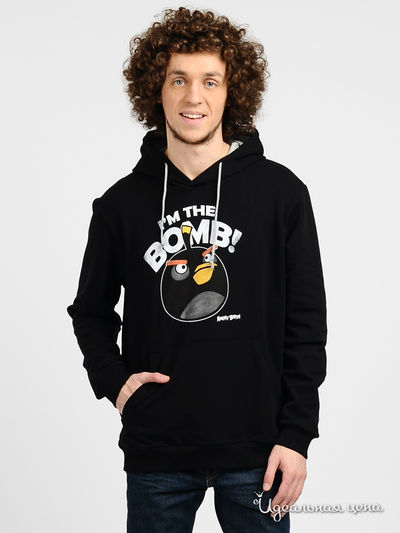 Свитшот Angry Birds, цвет цвет черный