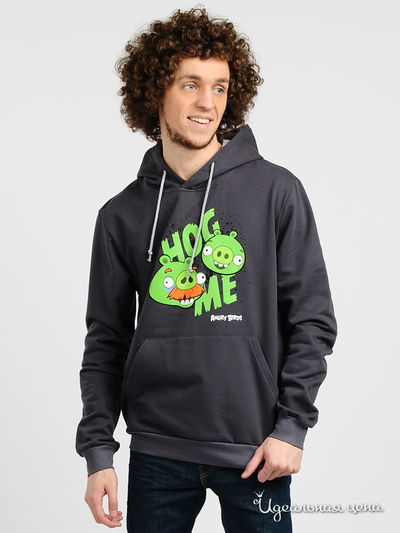 Свитшот Angry Birds, цвет цвет темно-серый