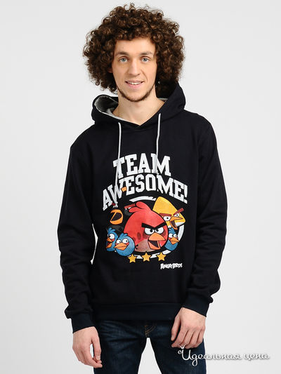 Свитшот Angry Birds, цвет цвет темно-синий