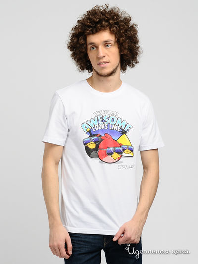 Футболка Angry Birds, цвет цвет белый