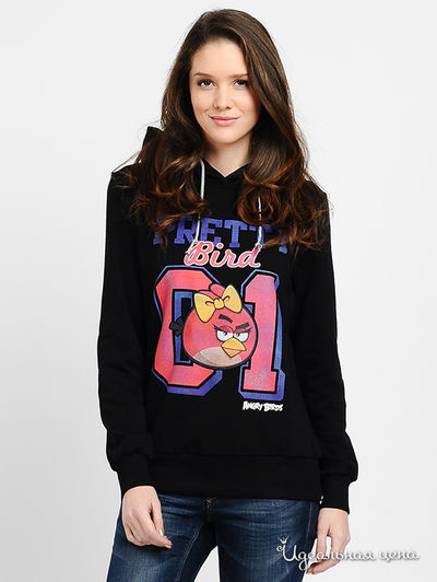 Свитшот Angry Birds, цвет цвет черный
