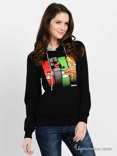 Свитшот Angry Birds, цвет цвет черный