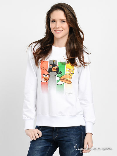 Свитшот Angry Birds, цвет цвет белый