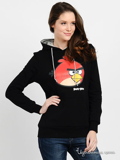 Свитшот Angry Birds, цвет цвет черный