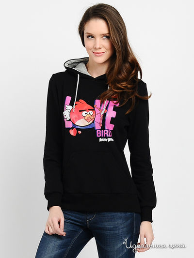 Свитшот Angry Birds, цвет цвет черный