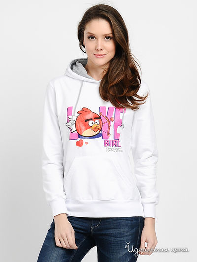 Свитшот Angry Birds, цвет цвет белый