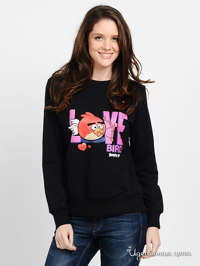 Свитшот Angry Birds, цвет цвет черный