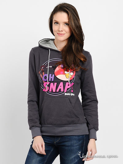 Свитшот Angry Birds, цвет цвет темно-серый