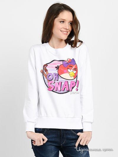 Свитшот Angry Birds, цвет цвет белый