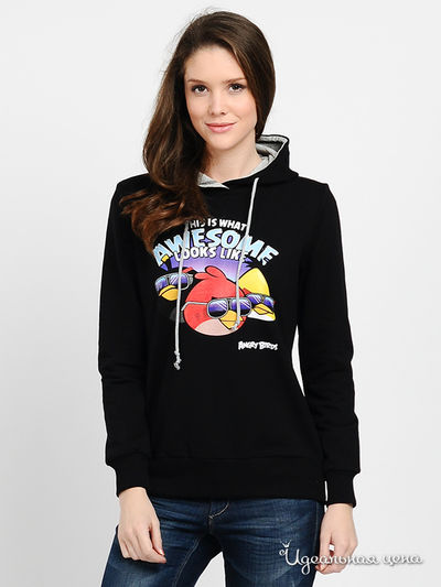 Свитшот Angry Birds, цвет цвет черный