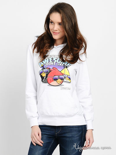 Свитшот Angry Birds, цвет цвет белый