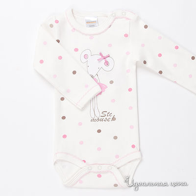 Боди Staccato, цвет цвет белый / принт горох