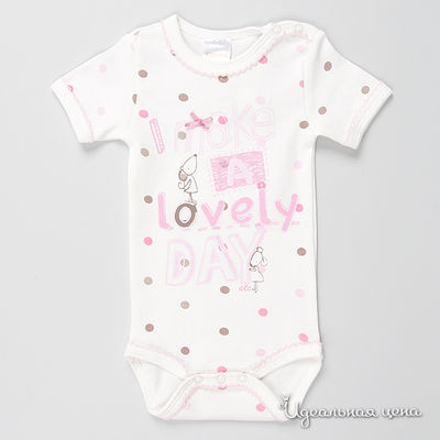 Боди Staccato, цвет цвет белый / принт горох