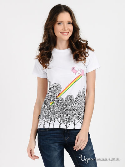 Футболка BorЯn, цвет цвет белый