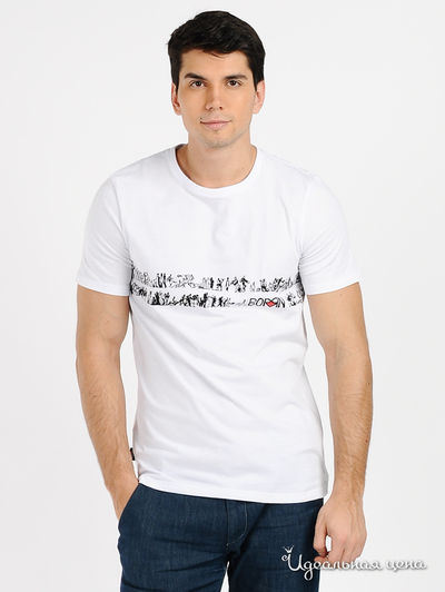 Футболка BorЯn, цвет цвет белый