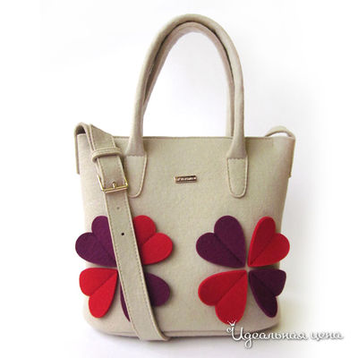 Сумка Feltimo, цвет цвет молочный / фиолетовый / красный