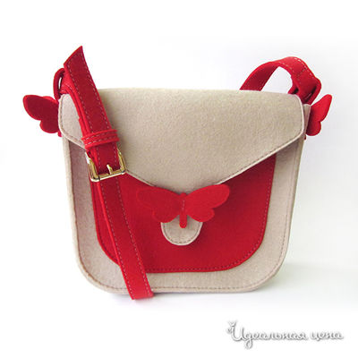 Сумка Feltimo, цвет цвет молочный / красный
