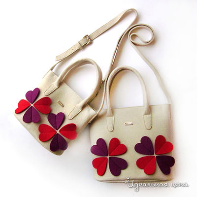 Комплект Feltimo, цвет цвет молочный / фиолетовый / красный