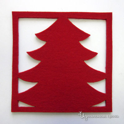 Коврик Feltimo, цвет цвет красный