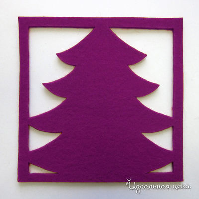 Коврик Feltimo, цвет цвет фиолетовый