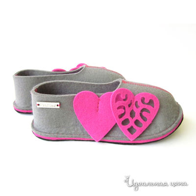 Тапки Feltimo, цвет цвет серый / розовый