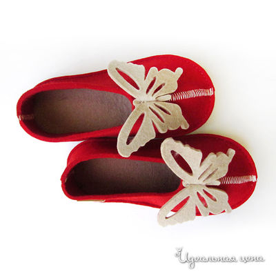 Тапки Feltimo, цвет цвет красный / молочный