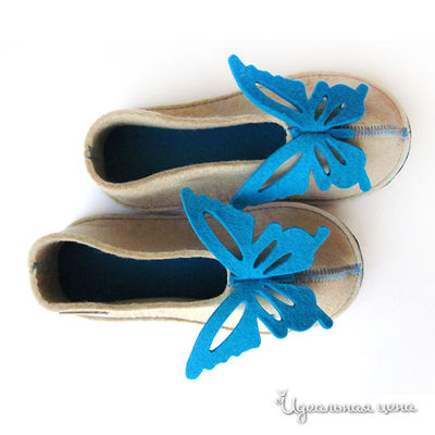 Тапки Feltimo, цвет цвет молочный / бирюзовый