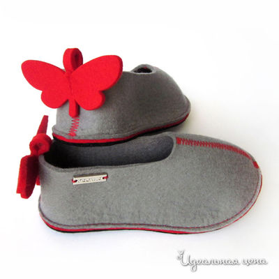 Тапки Feltimo, цвет цвет серый / красный