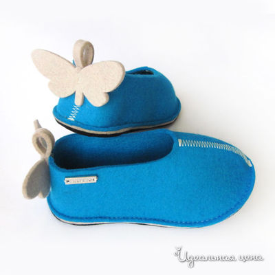 Тапки Feltimo, цвет цвет бирюзовый / молочный