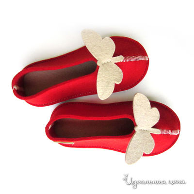 Тапки Feltimo, цвет цвет красный / молочный