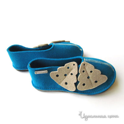 Тапки Feltimo, цвет цвет бирюзовый / молочный